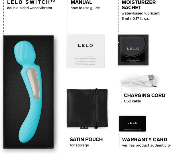 LELO SWITCH Aqua App-Controlled Wand & G-Spot Vibrator