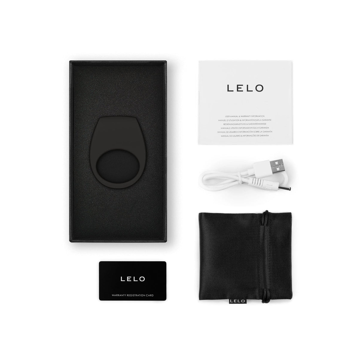 LELO TOR™ 3 Black - Vibrating Couples Ring