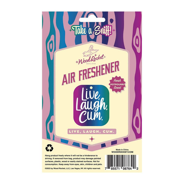 Live Laugh Cum Air Freshner