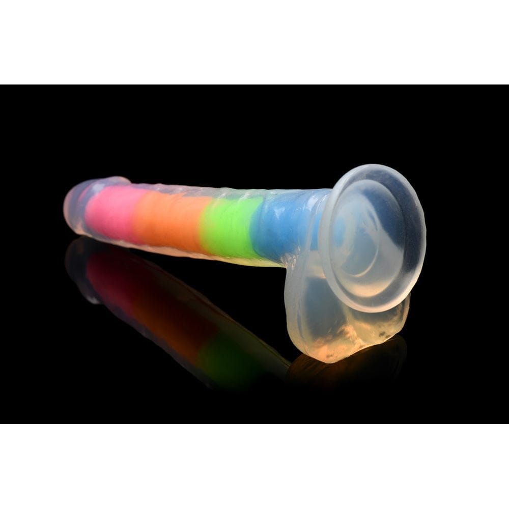 Lollicock 7" GID Rainbow Silicone balls*