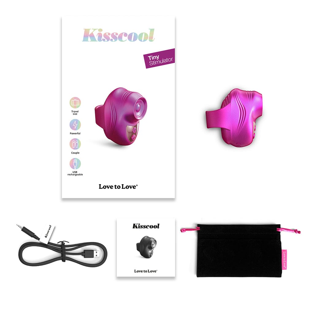 Love to Love Kisscool - Iridescent Berry - Clitoral Stimulation