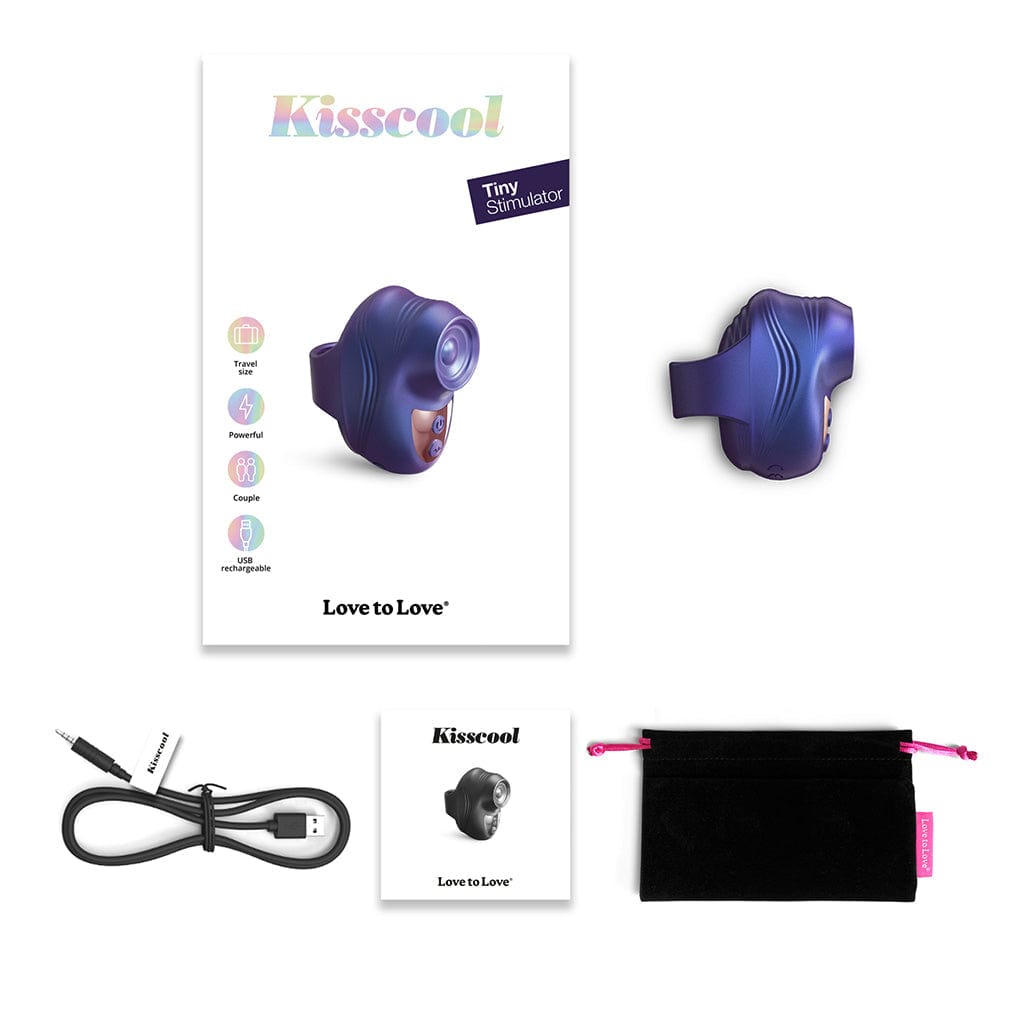 Love To Love Kisscool - Iridescent Indigo - Clitoral Stimulation