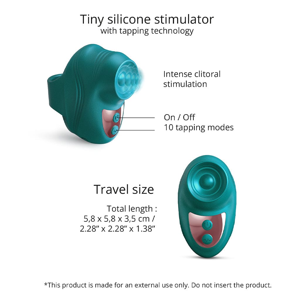 Love To Love Kisscool - Iridescent Teal - Clitoral Stimulation