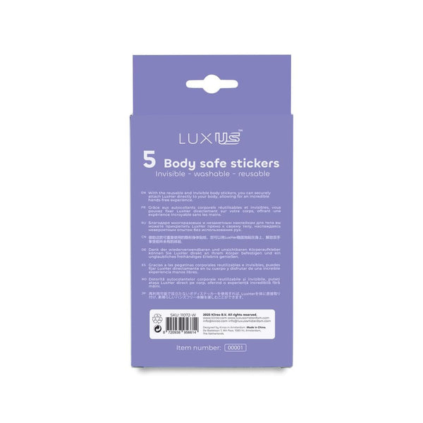 Luxus Body-Safe Adhesive Stickers for Couples Vibrators