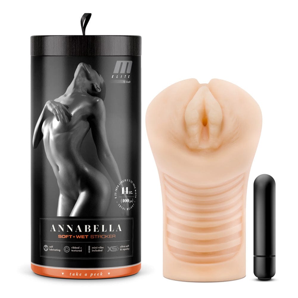 M Elite Annabella Soft and Wet Pussy Stroker