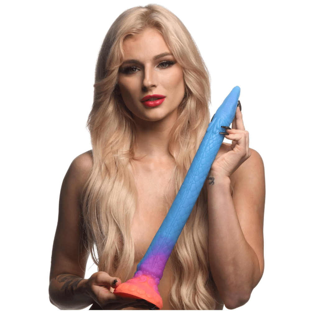 Makara Glow-In-Dark Silicone Snake Dildo