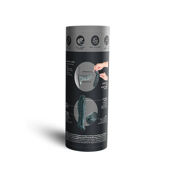 ManWan Ryzer Silicone Penis Sleeve – Pine Grey Enhancer