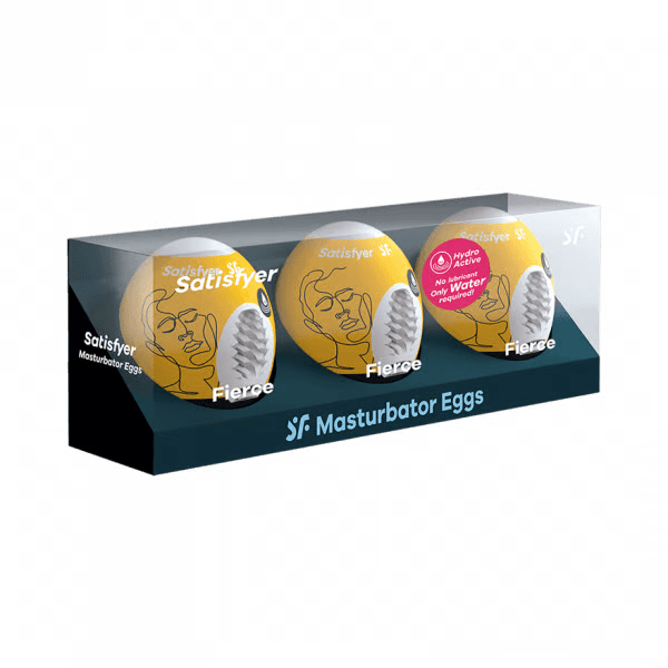 Masturbator Egg 3er Set (Fierce) Yellow