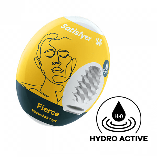 Masturbator Egg Single (Fierce) Yellow
