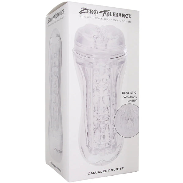 Zero Tolerance Casual Encounter Pocket Pussy with Vibrating Ring