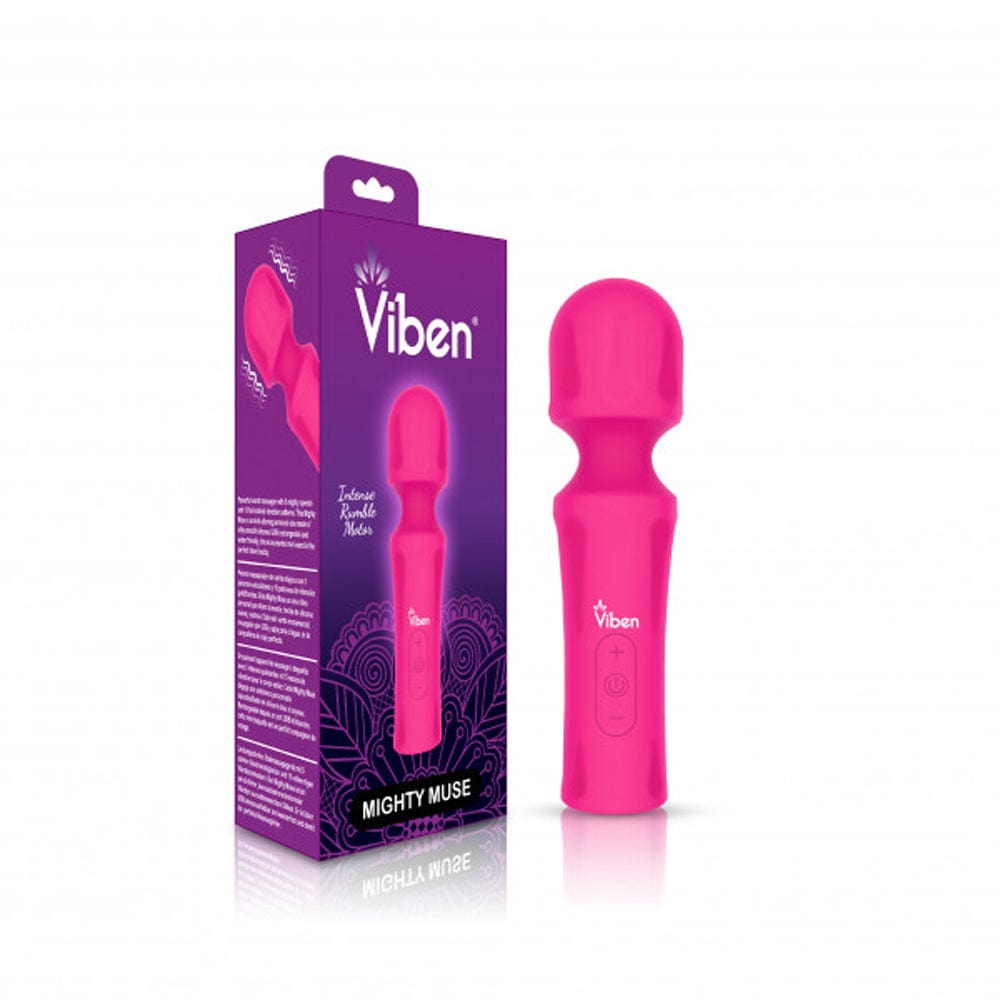 Mighty Muse - Powerful Wand Massager - Hot Pink
