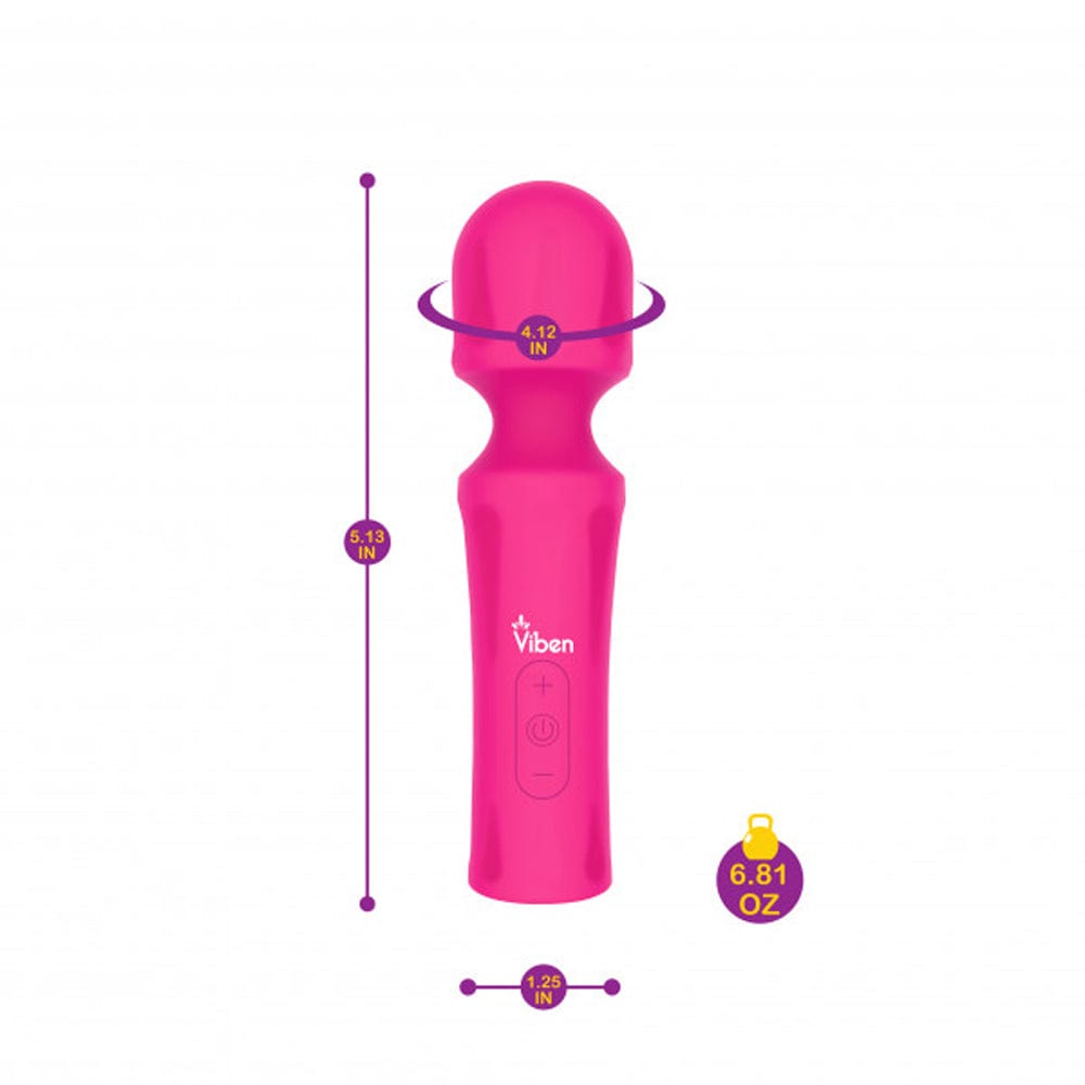 Mighty Muse - Powerful Wand Massager - Hot Pink