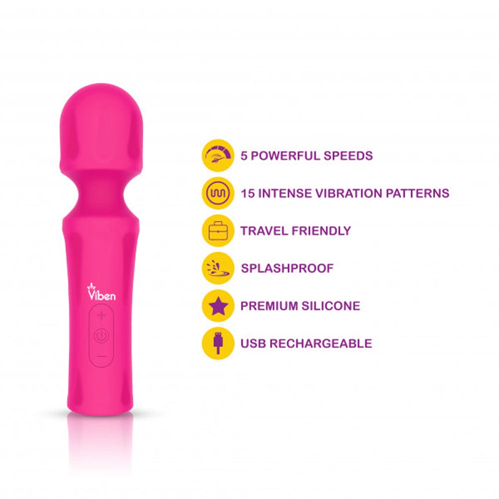 Mighty Muse - Powerful Wand Massager - Hot Pink