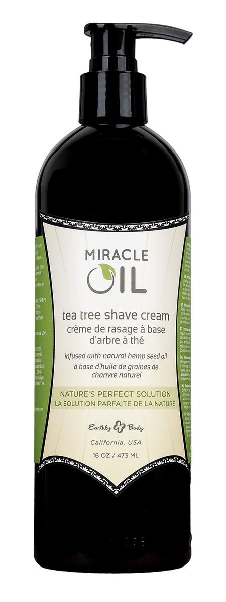 Miracle Oil Tea Tree Shave Cream 16 fl oz / 473 ml