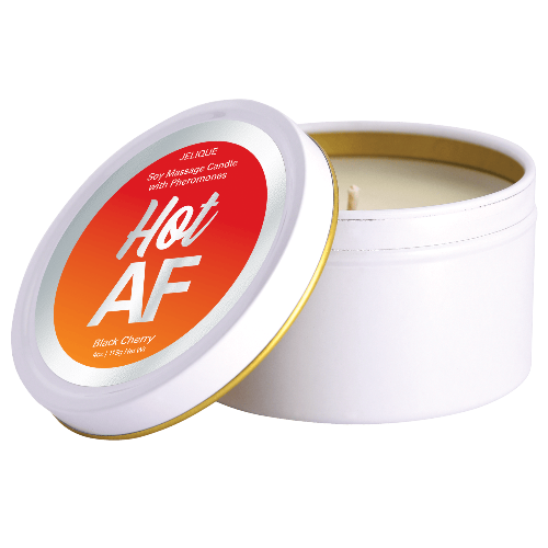 MOOD CANDLES Hot AF - Pheromone Massage Candle Black Cherry 4oz | 113g