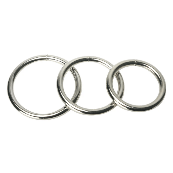 MS Trine Steel Ring Set