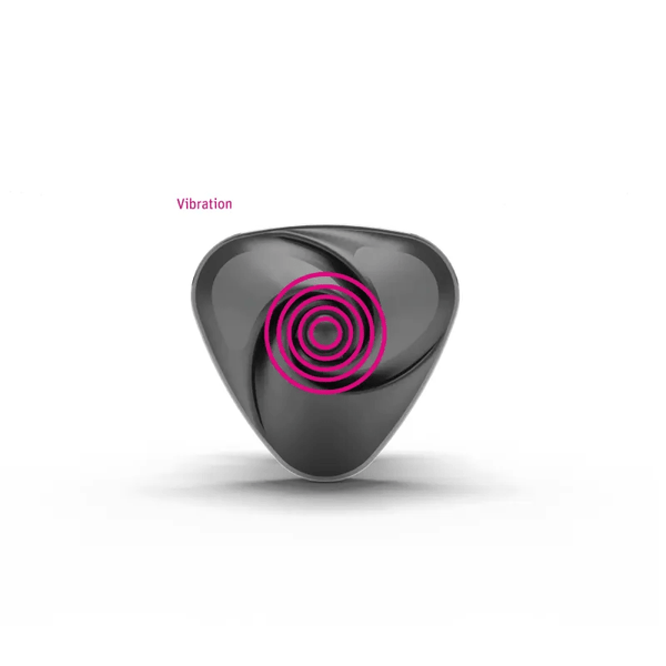 Mystim Heart's Desire eStim layonvibrator, Black