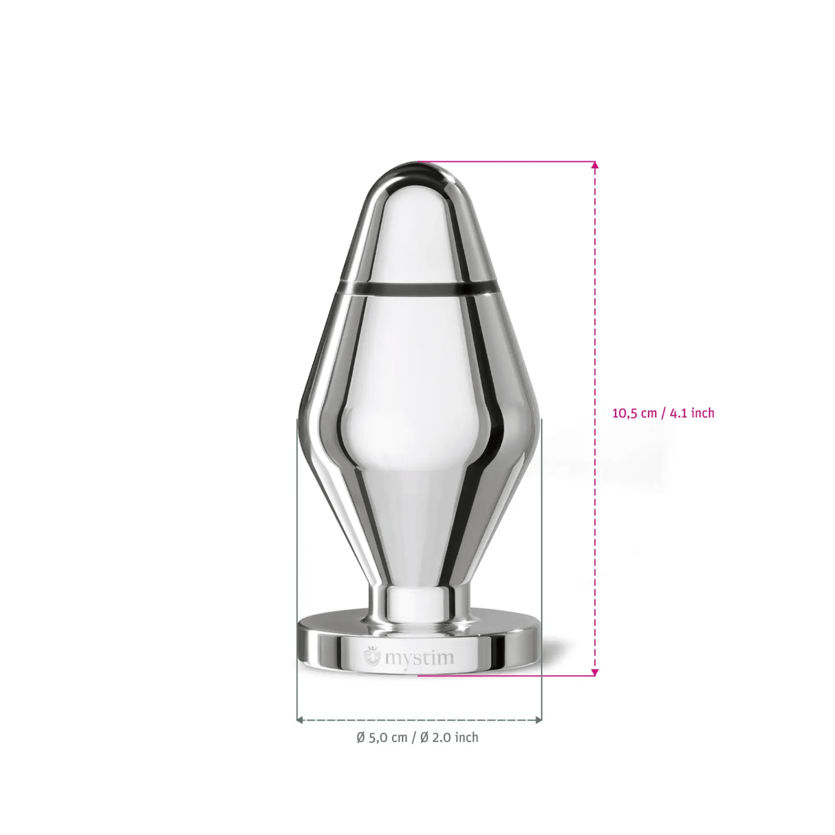 Mystim John Buttplug L, (Mystim Roundplug)