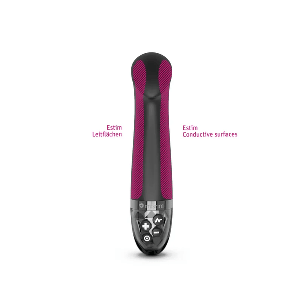 Mystim Right on Ron eStimVibrator, Black