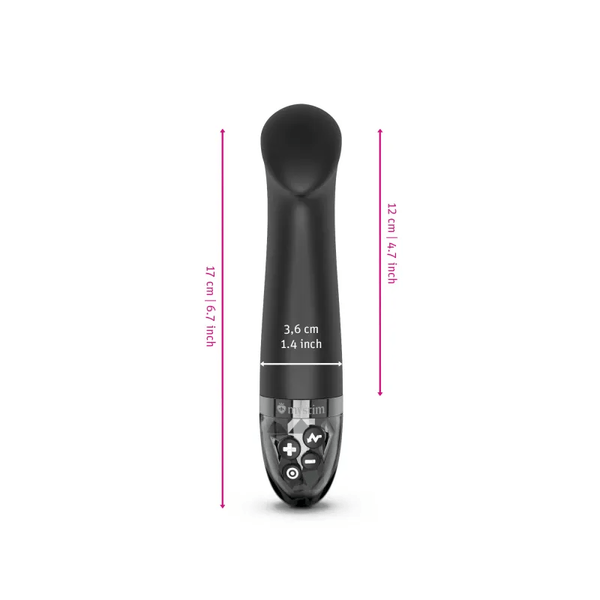 Mystim Right on Ron eStimVibrator, Black