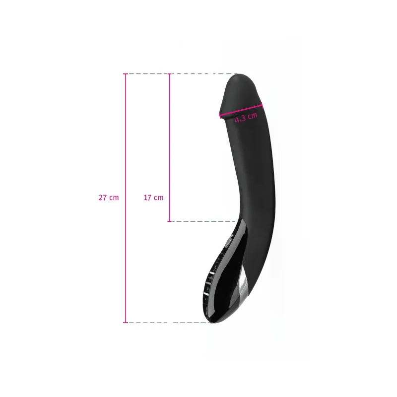 Mystim Tickling Truman eStim Vibrator, Black Edition