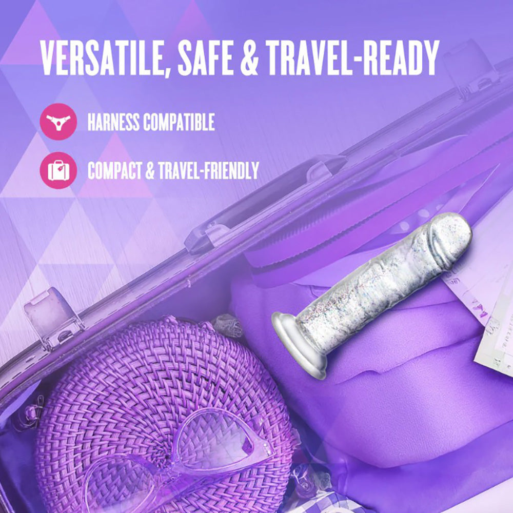 Naturally Yours Dildo - Gala - Sparkling Clear