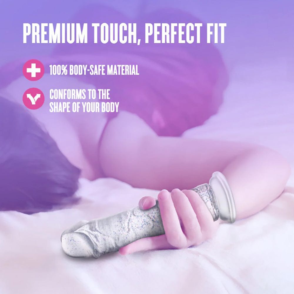 Naturally Yours Dildo - Gala - Sparkling Clear