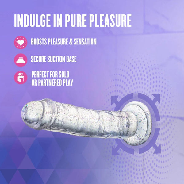 Naturally Yours Dildo - Glamor - Sparkling Clear
