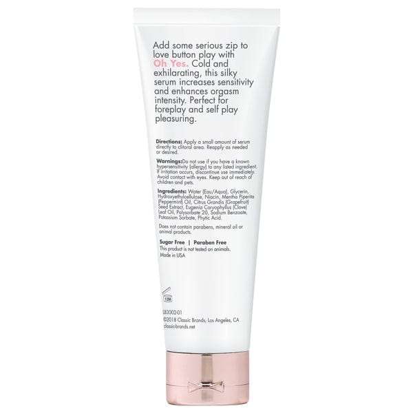 OH YES Cooling Clitoral Stimulant - Fragrance Free - 30mL