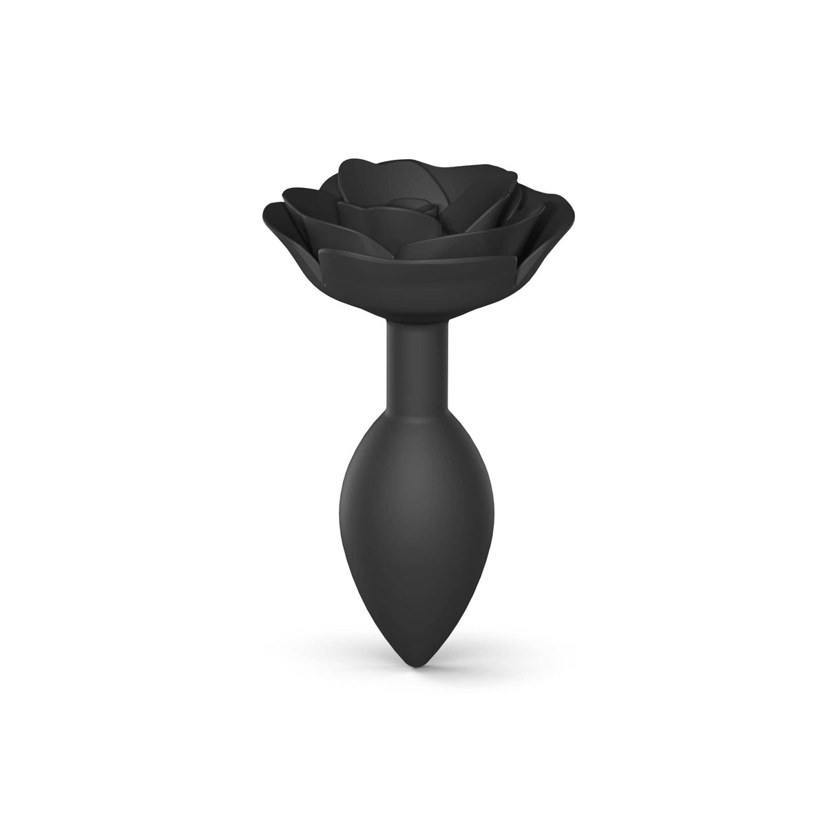 OPEN ROSES L Anal Plug - Black Onyx