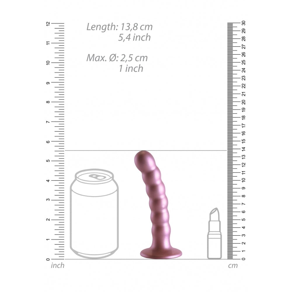Ouch! Beaded G-Spot Dildo 5'' - Rose