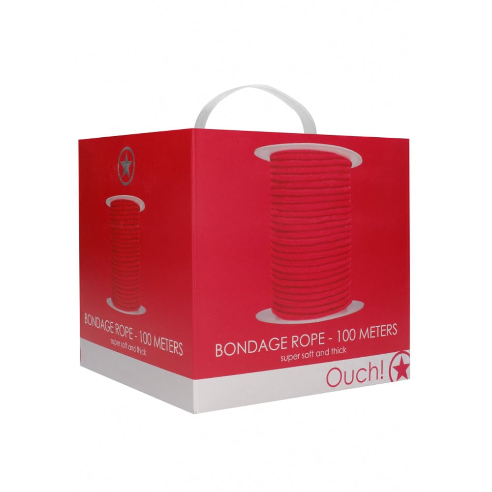 Ouch! Bondage Rope 100 Meter - Red *