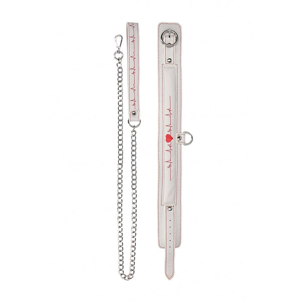 Ouch! Collar With Leash - Nurse Theme *