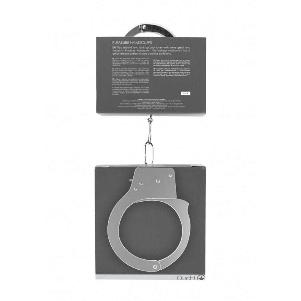Ouch! Pleasure Handcuffs - Metal