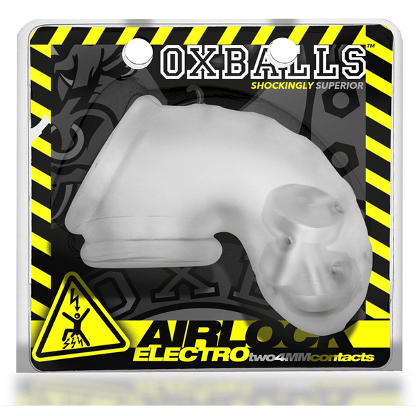 OXBALLS AIRLOCK Electro Vented Chastity Cage
