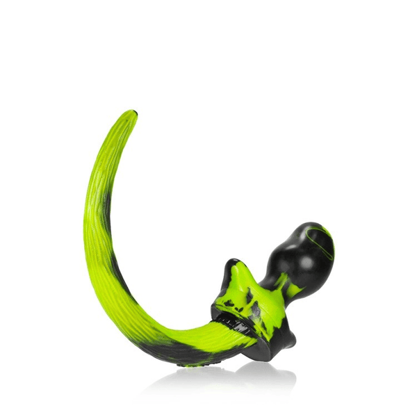 OXBALLS BEAGLE Acid Swirl Medium Puppy Tail Butt Plug