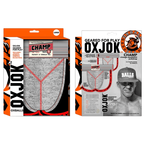 OXBALLS CHAMP Vintage Sweatshirt Jockstrap XX-Large