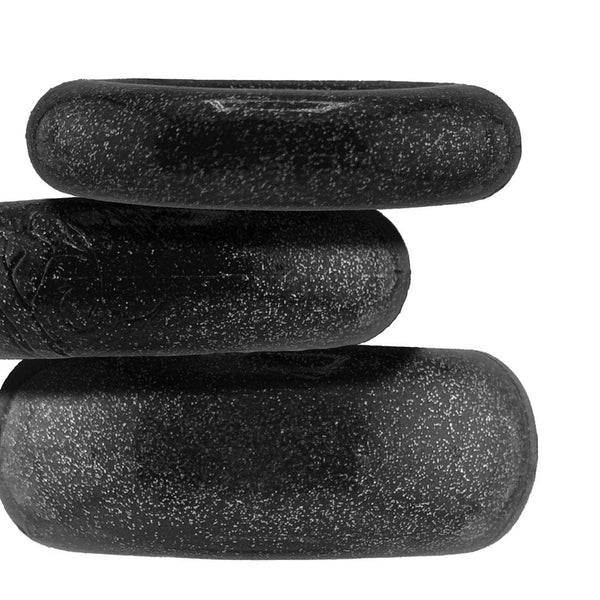 OXBALLS COCKPACK Black Mica 3-Pack Cock Rings