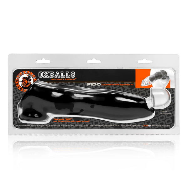 OXBALLS FIDO Black Beast Cocksheath