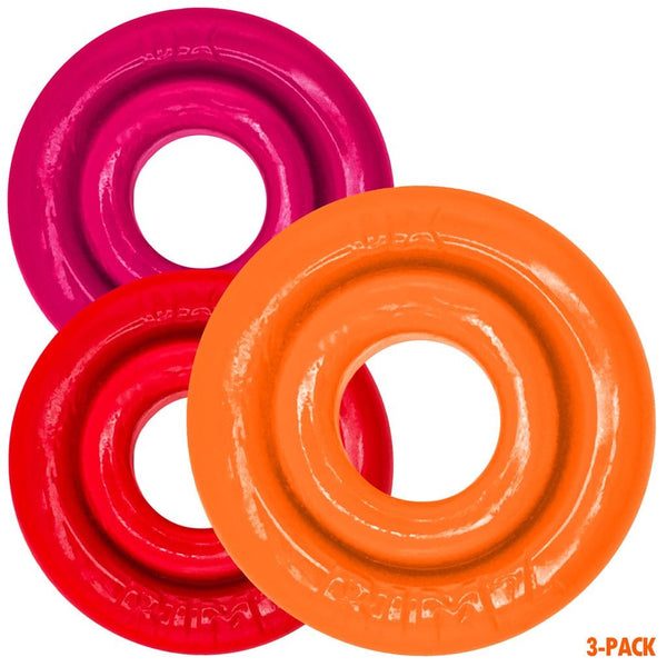OXBALLS RIMRINGZ Fire Hots 3-Pack Cock Rings