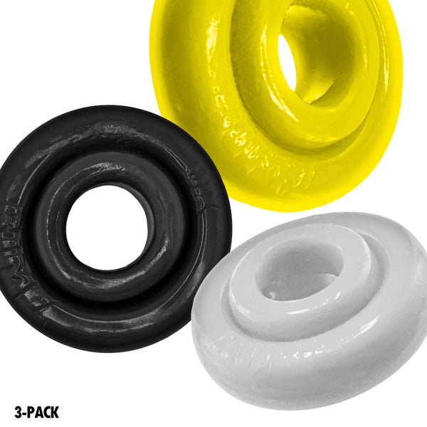 OXBALLS RIMRINGZ Shockwave 3-Pack Cock Rings