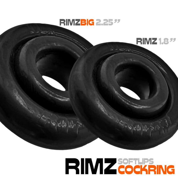 OXBALLS RIMZ Black Cock Ring