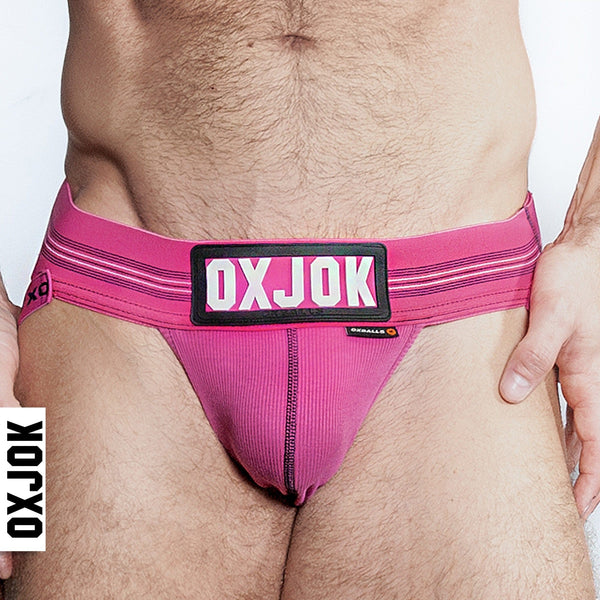 OXBALLS SLINGJOCK Pink Sky Large Upthrust Slider-Strap Jock