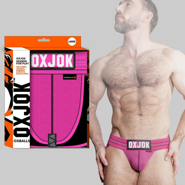 OXBALLS SLINGJOCK Pink Sky X-Large Upthrust Slider-Strap Jock