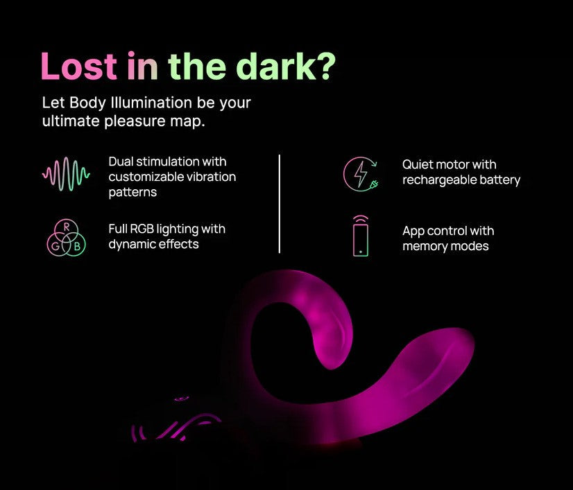 Paradise Illumination The Rabbit – App-Controlled LED Rabbit Vibrator