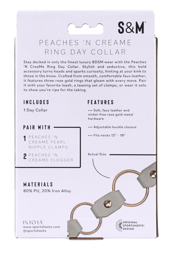 Peaches 'n CreaMe Ring Day Collar