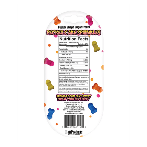 Pecker Cake Sprinkles