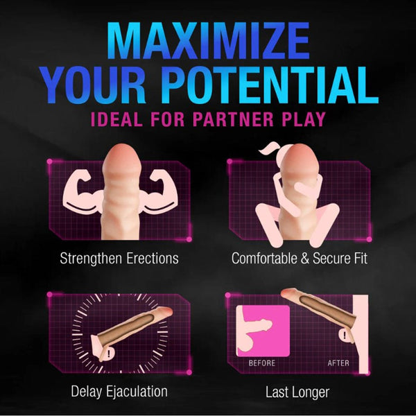 Performance 2.5" Silicone Penis Xtender