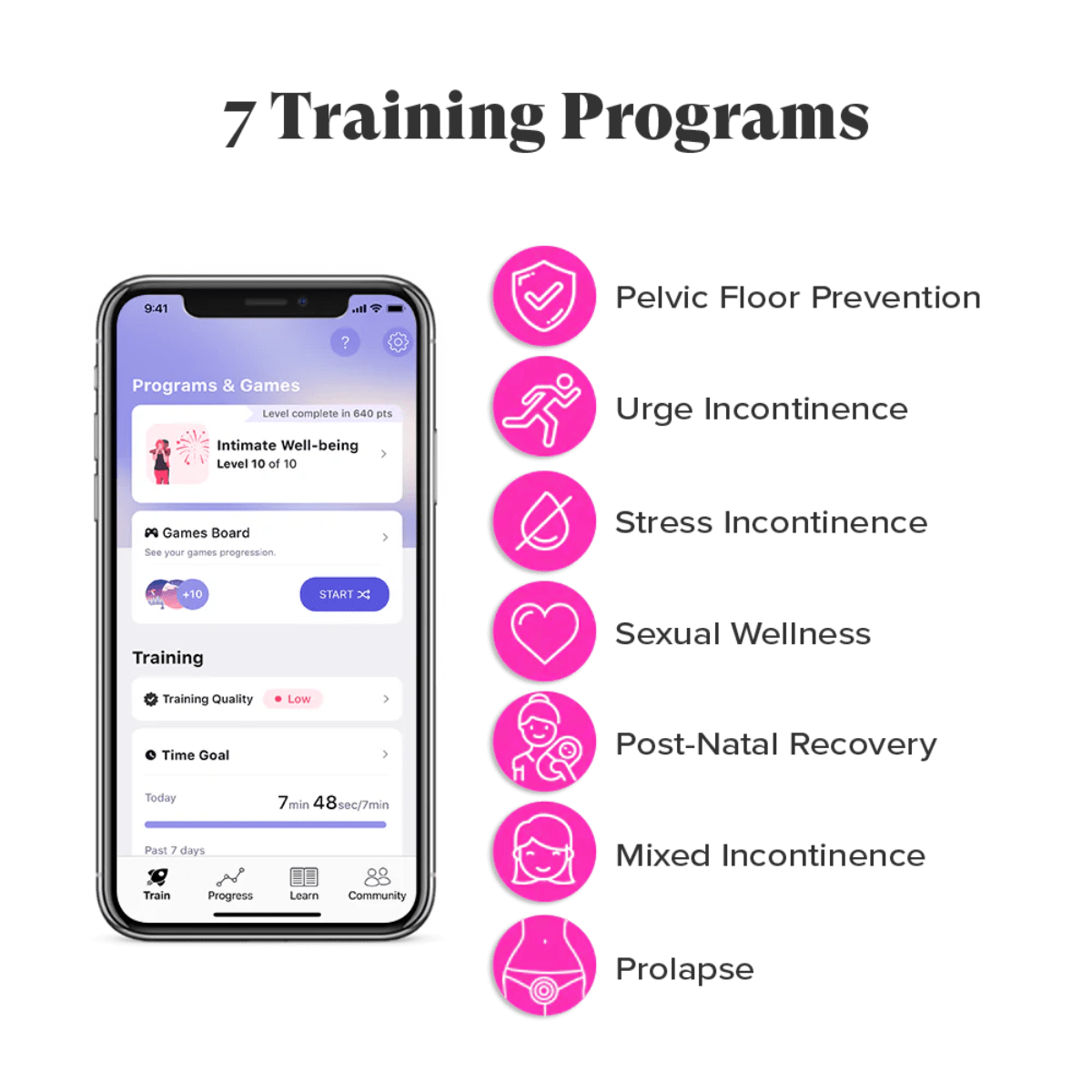 Perifit Care - Pelvic Floor Strengthening - Pink