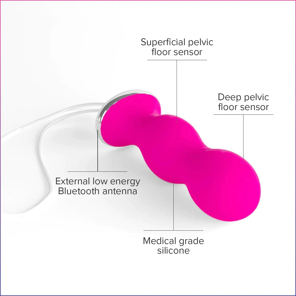Perifit Care - Pelvic Floor Strengthening - Pink